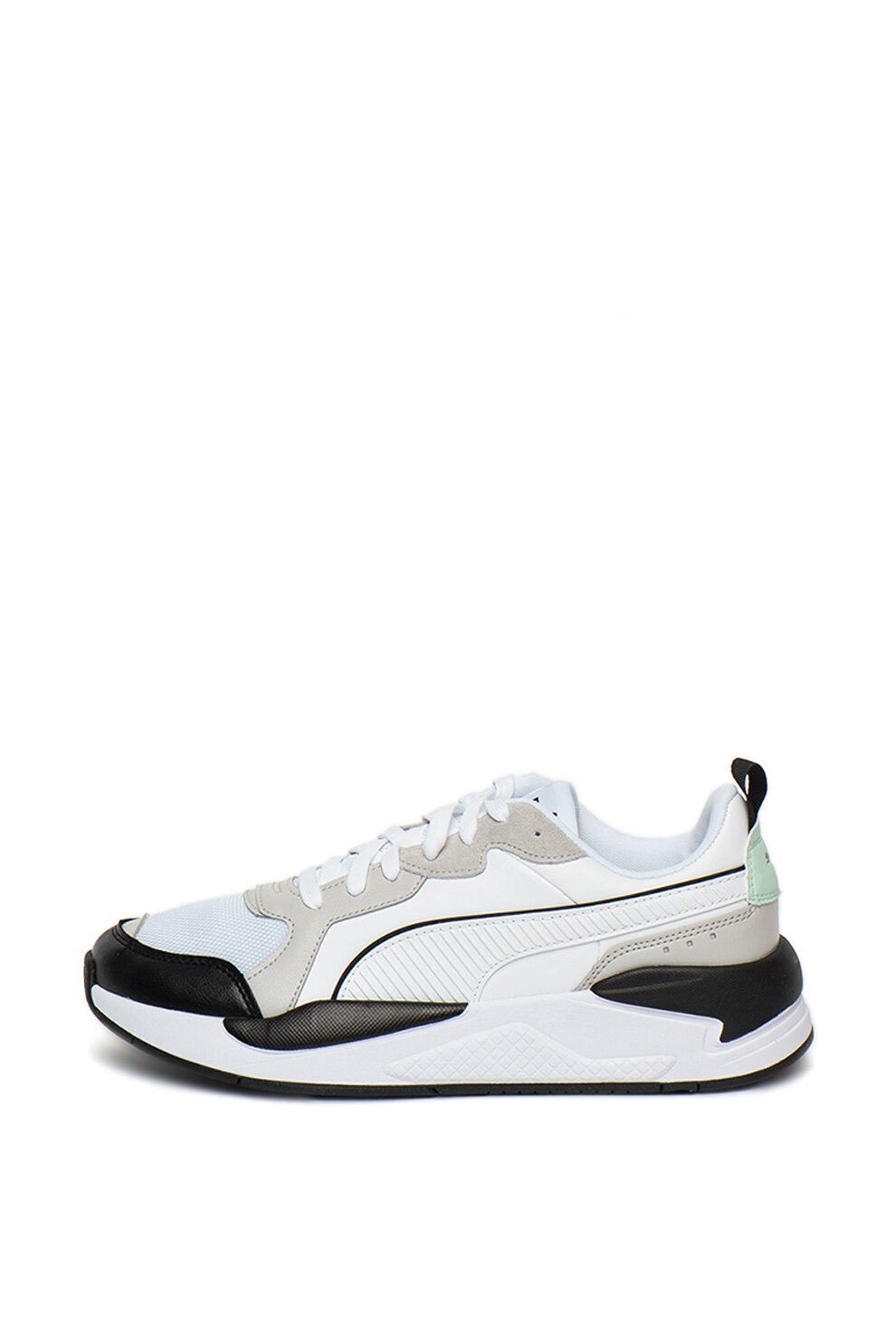 Puma, Pantofi sport unisex de piele ecologica, cu garnituri contrastante X-Ray Game