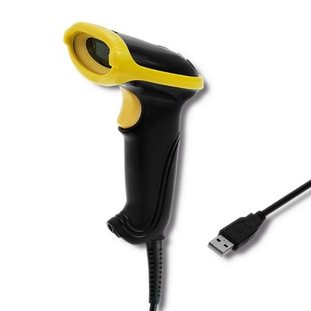 Cititor Qoltec Coduri de Bare, Laser 1D, USB, Negru/Galben Cititor Qoltec Coduri de Bare, Laser 1D, USB, Negru/Galben