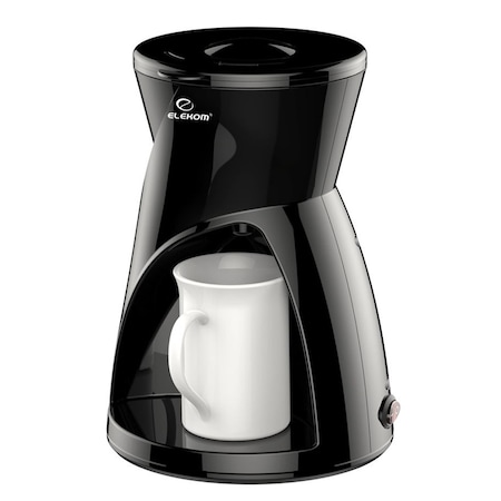 Aparat de cafea Elekom EK - 1003, 220-240V/50Hz, Filtru permanent, Cana din portelan - 0,12 l, Capacitate recipient: 120 ml, Sistem anti-picurare, Indicator luminos