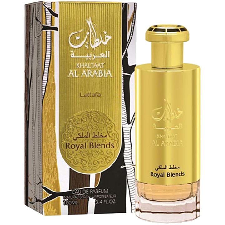 Apa de Parfum Lattafa, Khaltaat Al Arabia Royal Blends, Femei, 100 ml
