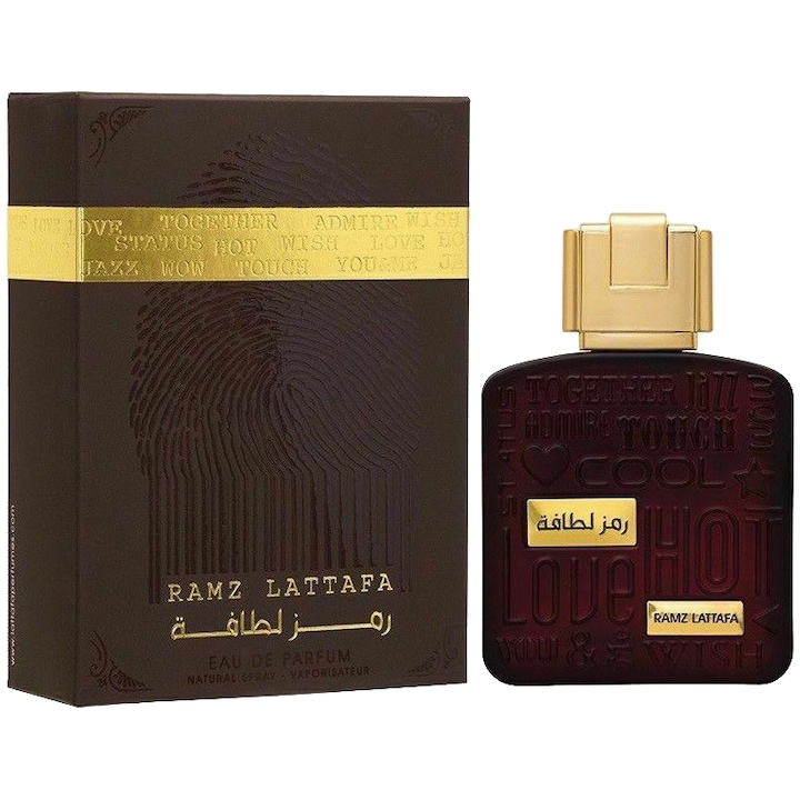 Apa de Parfum Lattafa, Ramz Lattafa Gold, Femei, 100 ml