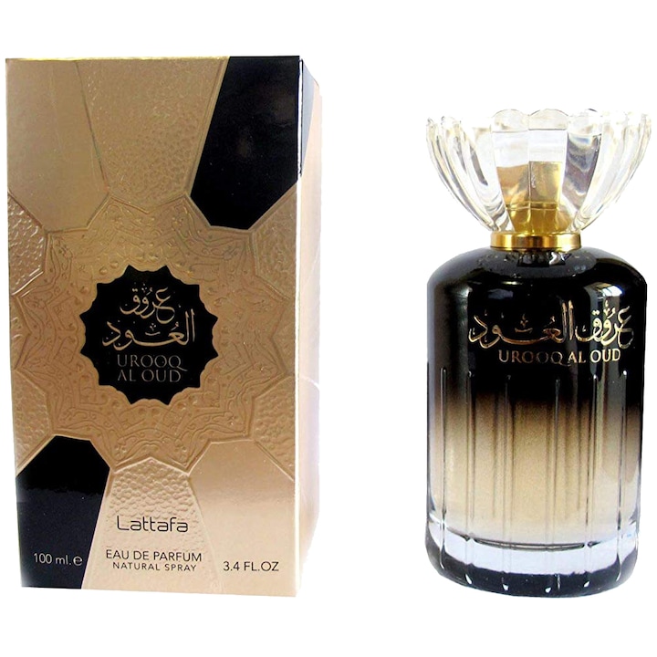 Apa de Parfum Lattafa, Urooq Al Oud, Femei, 100 ml