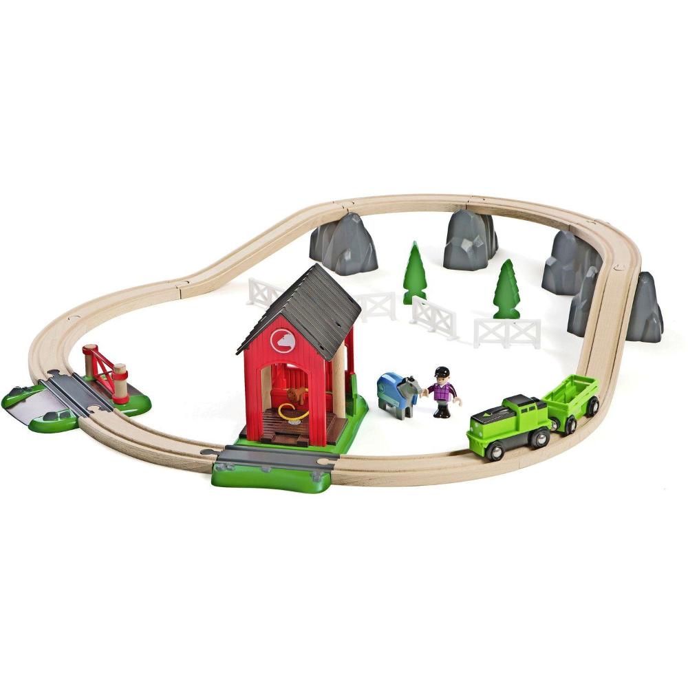 Set trenulet Brio cu echitatie