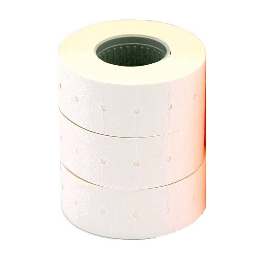 Etichete albe Apli, 1000 buc/rola, 21x12mm, 6role/set