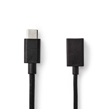 Nedis Cable USB 3.0 | Tipo C Macho - A Hembra | 0,15 m | Negro NE550677359 Nedis Cable USB 3.0 | Tipo C Macho - A Hembra | 0,15 m | Negro NE550677359
