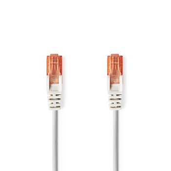 Cablu UTP Cat6 RJ45 tata - RJ45 tata 1m gri Nedis Cablu UTP Cat6 RJ45 tata - RJ45 tata 1m gri Nedis