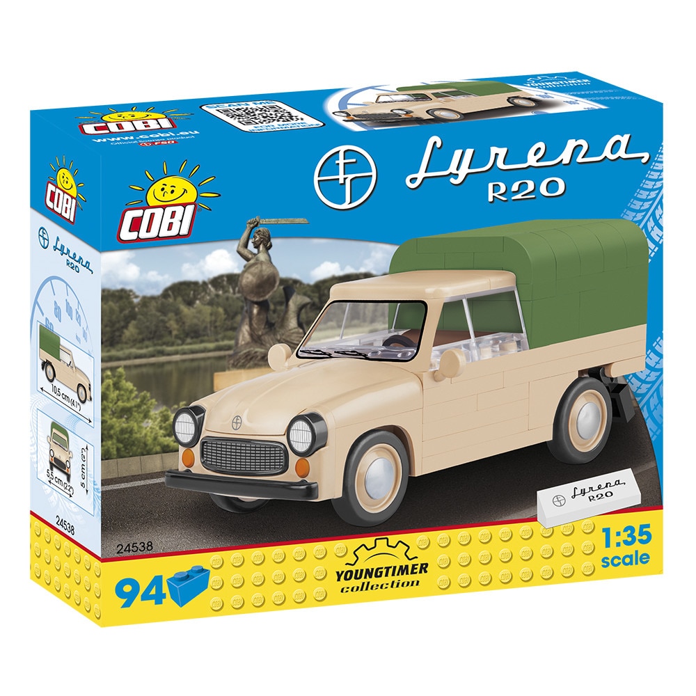 Set de constructie Cobi, Cars, Syrena R20 (94pcs)