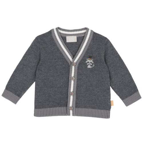 Cardigan Chicco Copii Elegant Fox Gri Inchis, Marimea 86