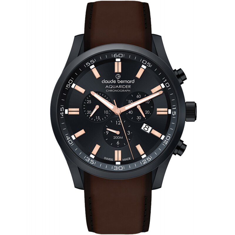 Ceas barbatesc Claude Bernard 10222 37NC NIR Quartz Negru