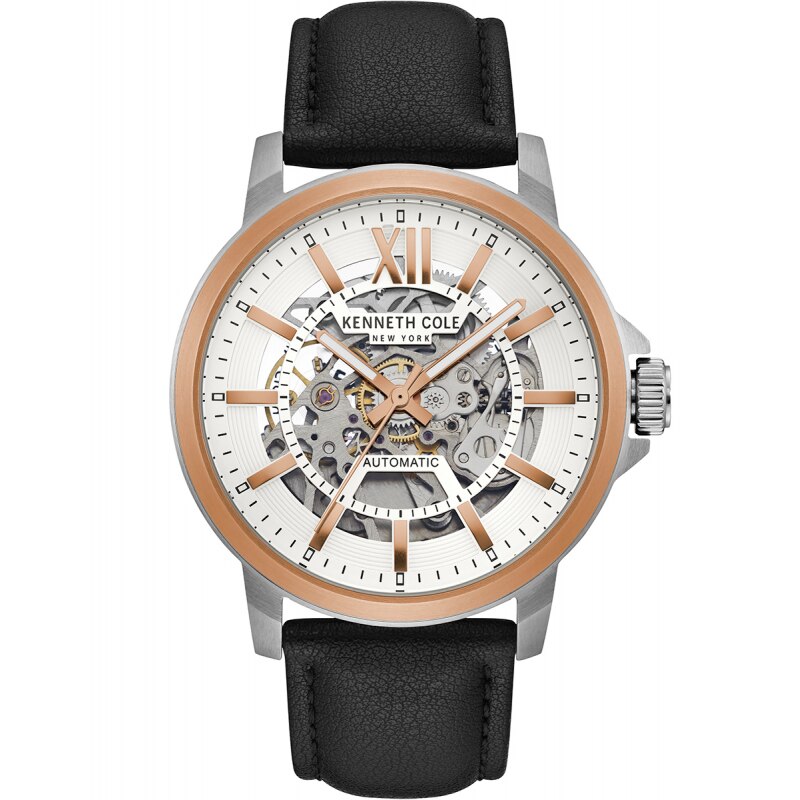 Ceas barbatesc Kenneth Cole KC50779003 Automatic Argintiu, Rose gold
