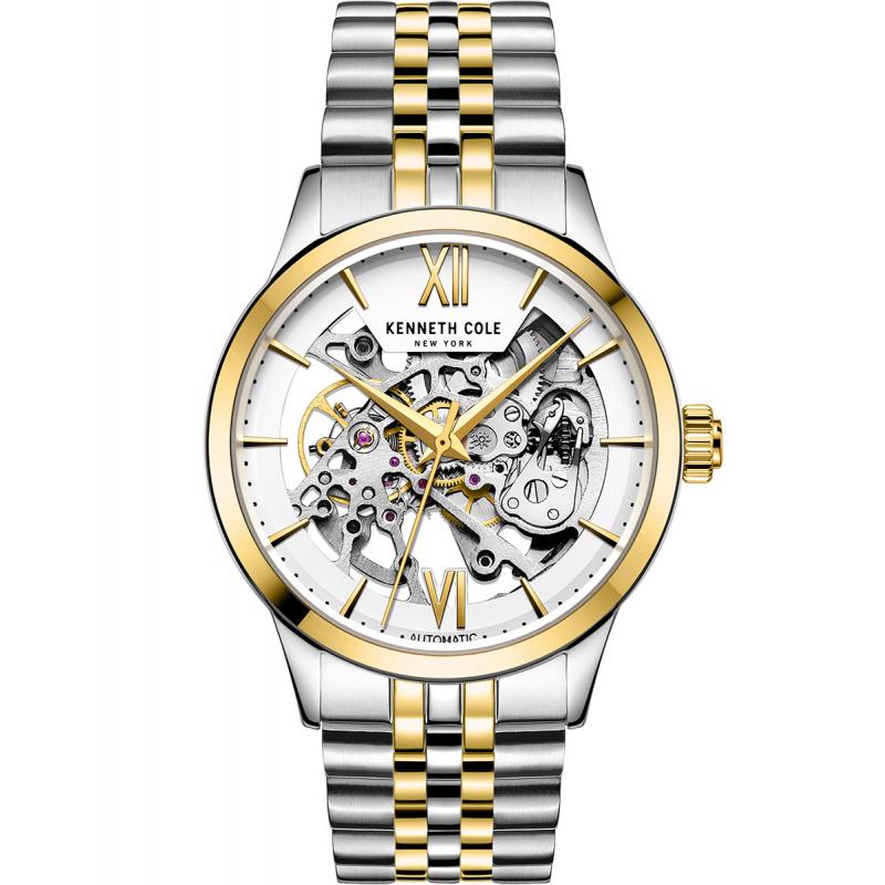 Ceas barbatesc Kenneth Cole KC50983002 Automatic Argintiu, Auriu