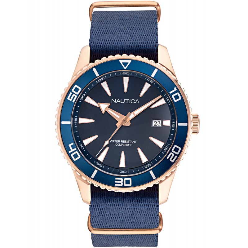 Ceas barbatesc Nautica NAPPBF907 Quartz Rose gold