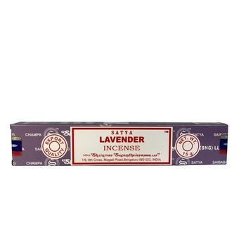 Betisoare Naturale Parfumate Lavander, Satya 15g(12-15buc) Betisoare Naturale Parfumate Lavander, Satya 15g(12-15buc)