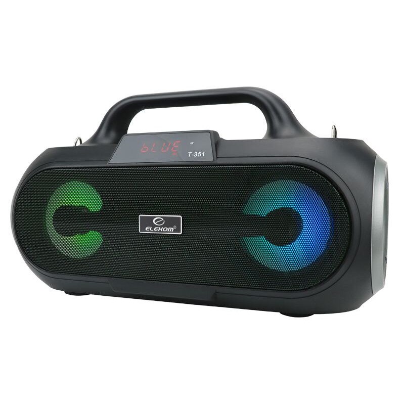 Boxa portabila Bluetooth Elekom, 16W, 1200 mAh, Negru