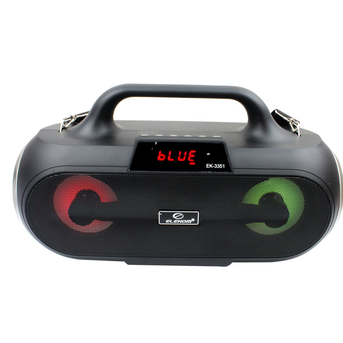 Boxa portabila Bluetooth Elekom, 16W, 1200 mAh, Negru