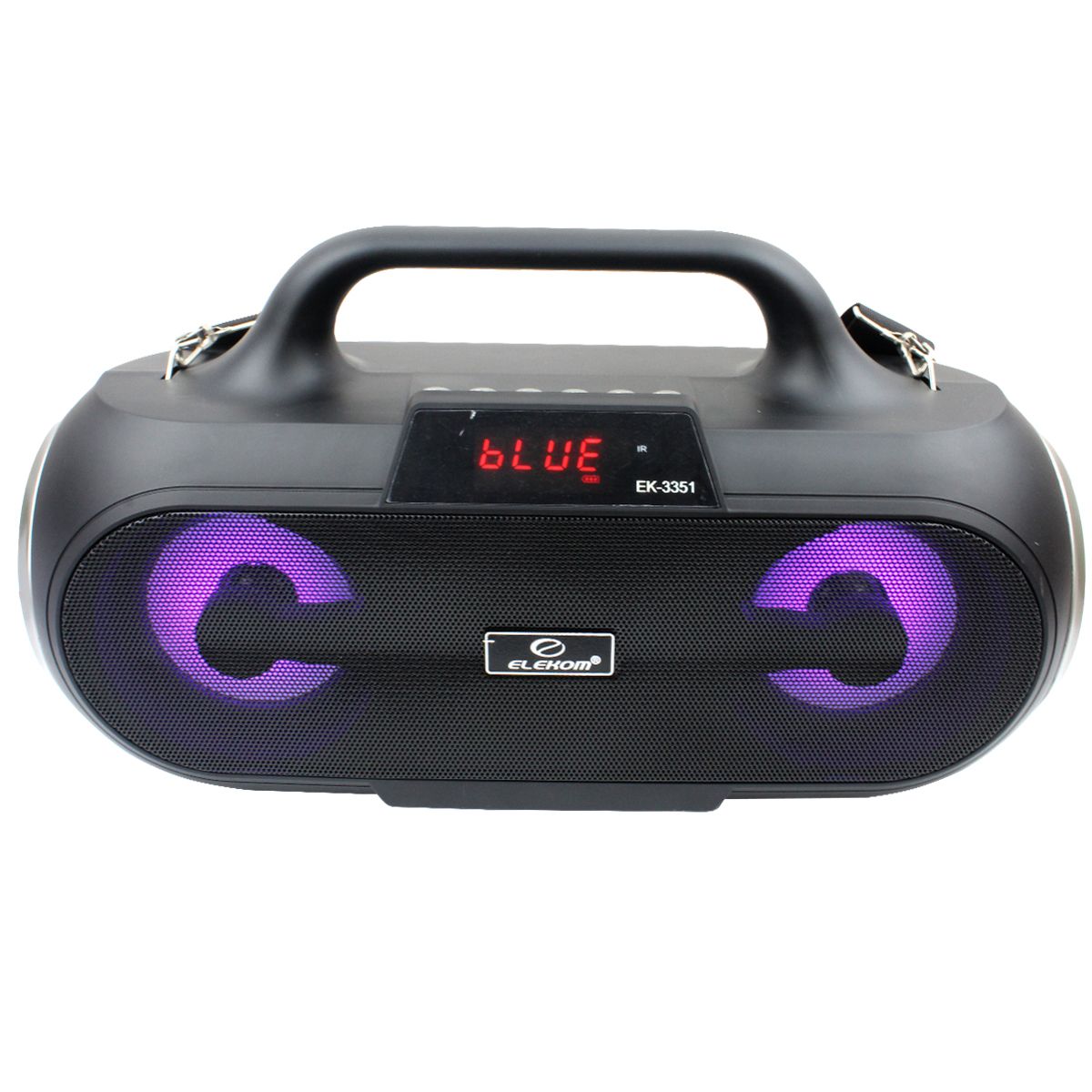 Boxa portabila Bluetooth Elekom, 16W, 1200 mAh, Negru