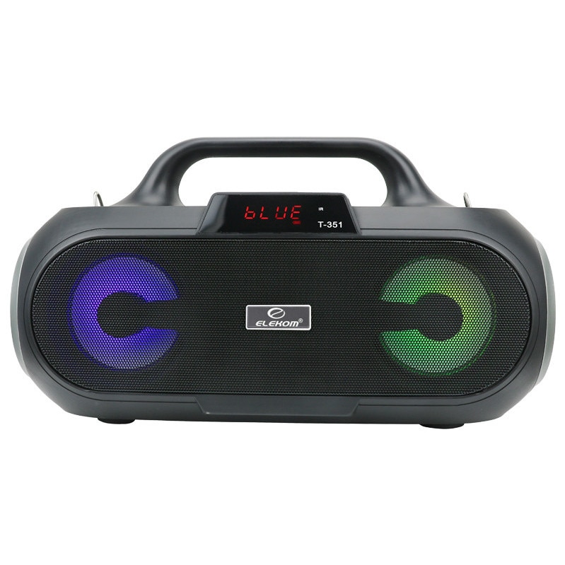Boxa portabila Bluetooth Elekom, 16W, 1200 mAh, Negru
