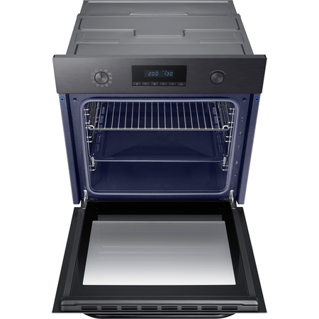 Cuptor incorporabil Samsung NV68R2340RM/OL, Electric, Autocuratare catalitica, 68 L, Dual Fan, Clasa A, Grill, Negru