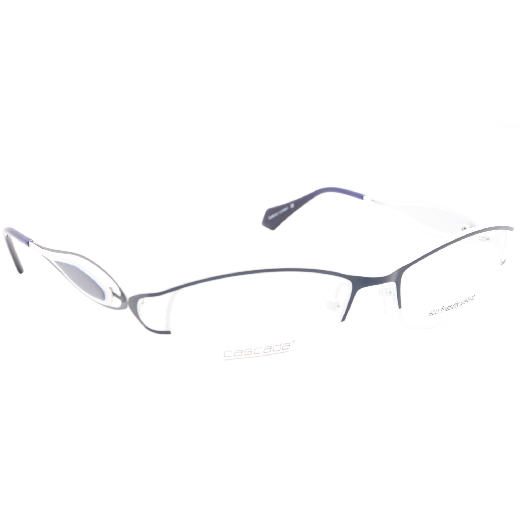 Rame ochelari de vedere, Cascada, Dama, 386 90, 51mm, Albastru/Alb