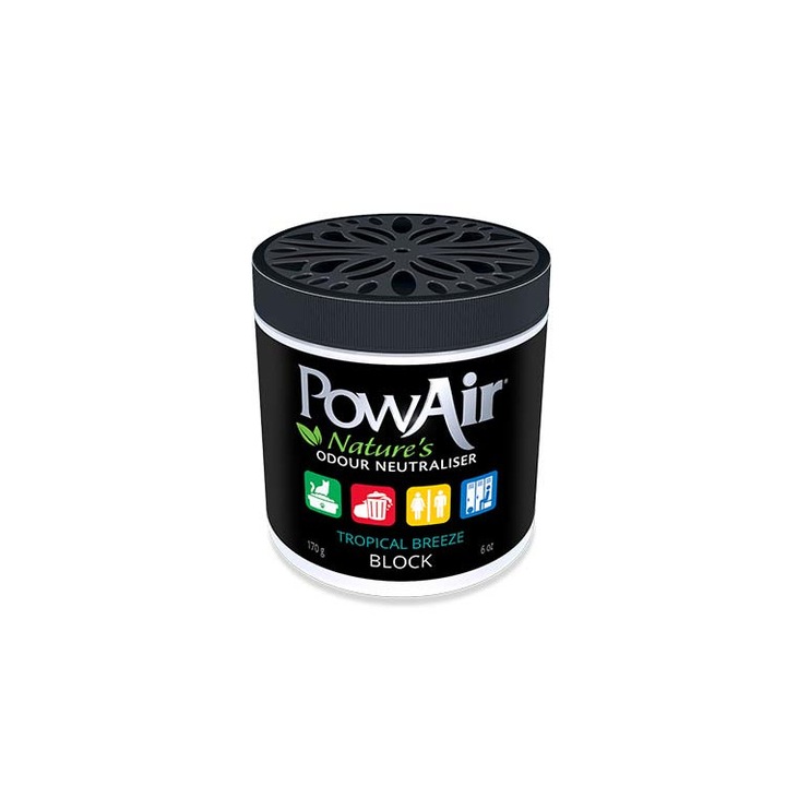 Neutralizator de mirosuri, Pow Air Block, Tropical Breeze, 170 g