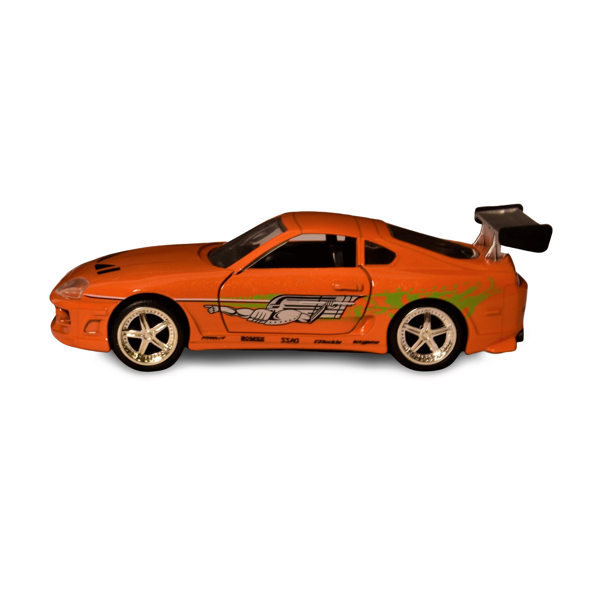 Masinuta Metalica Brian S Toyota Supra Fast Furious 8 Portocaliu Jadatoys 13 Cm 8 Ani Emag Ro