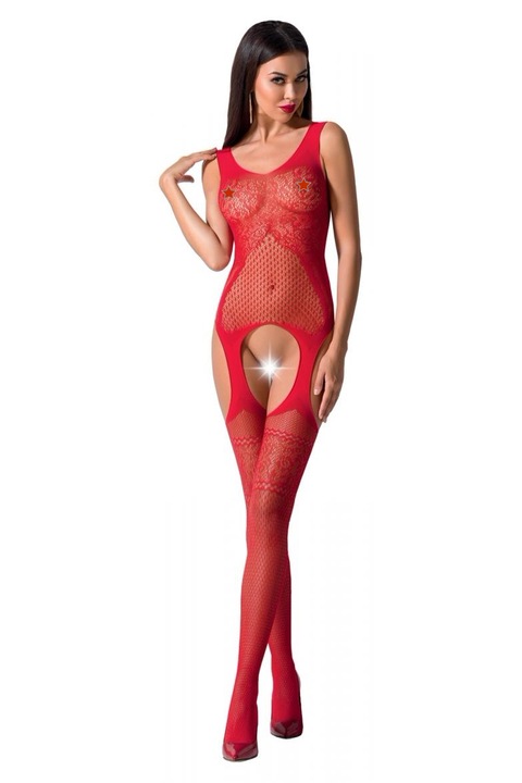 Catsuit Passion BS061 Piros SL