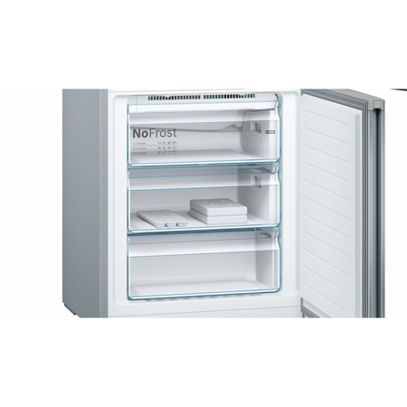 Combina frigorifica Bosch KGN49LB30U, 435 l, Clasa A++, No Frost, VitaFresh Plus, H 203 cm, Negru
