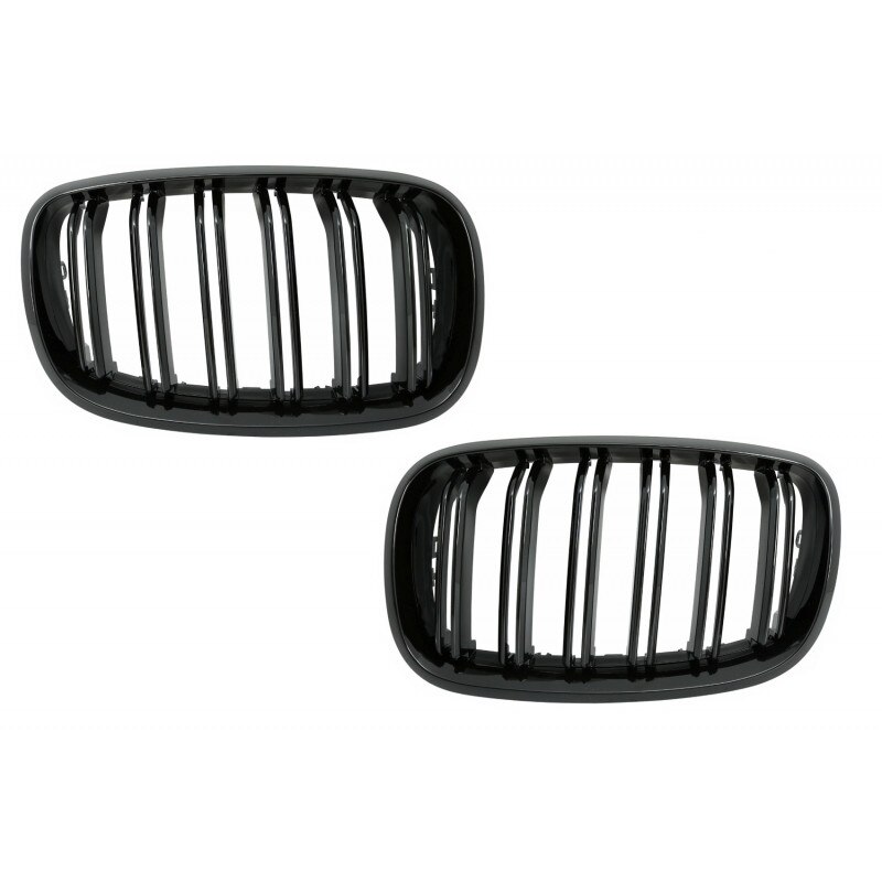 Grile BMW X5 E70 X6 E71 (2007-2014) Negru Lucios M Design