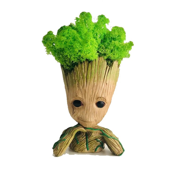 Figurina I'm GROOT cu licheni stabilizati Model 2
