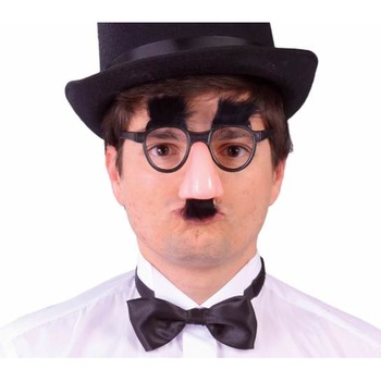 Ochelari petrecere, BRUNO, cu nas, mustata si sprancene Ochelari petrecere, BRUNO, cu nas, mustata si sprancene