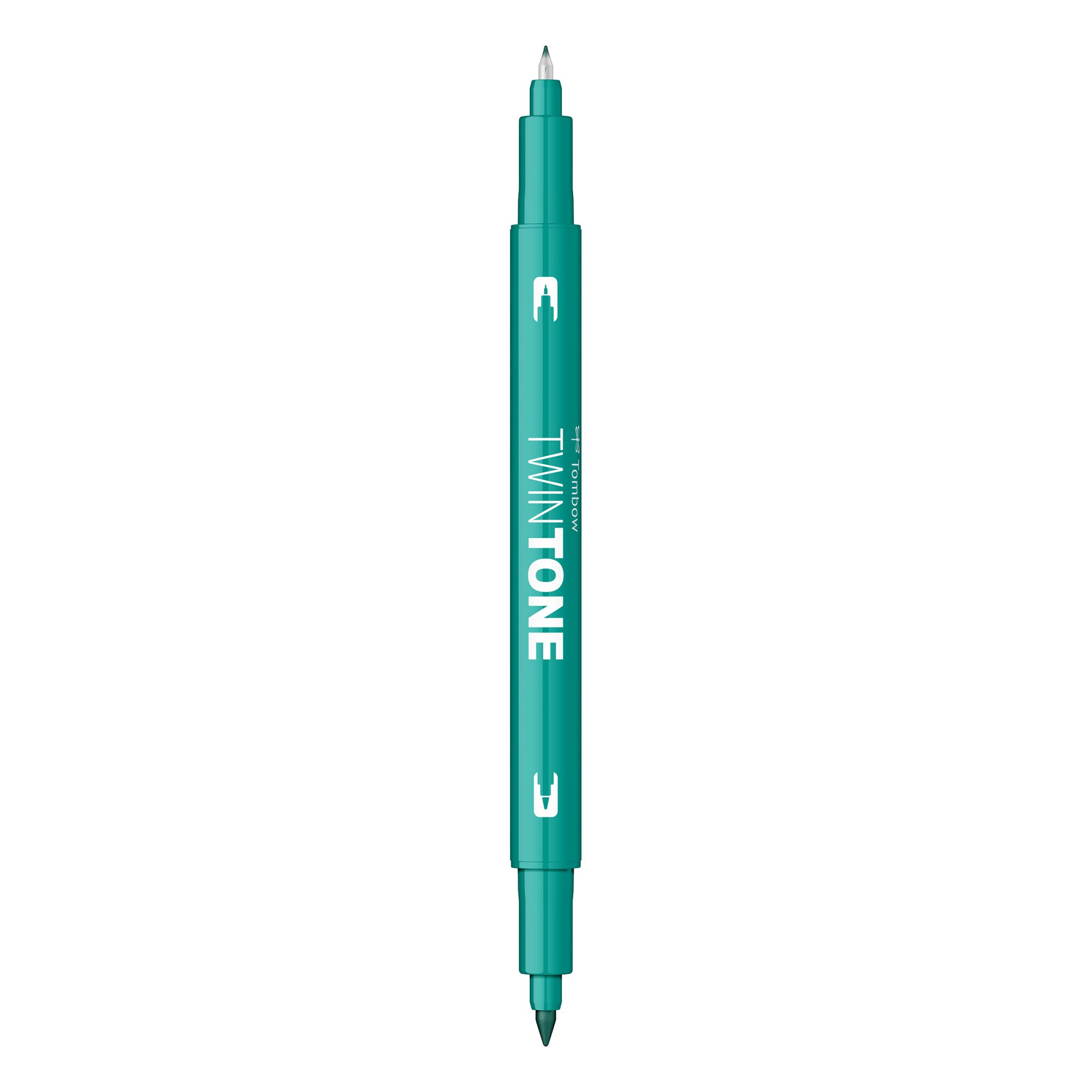 Marker Dual TwinTone Tombow 85 Emerald Green, verde emerald