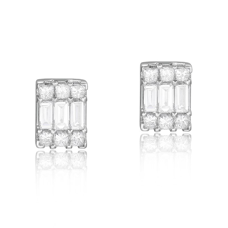 Cercei Blanco's Aur 18k Diamante EP-02994-W