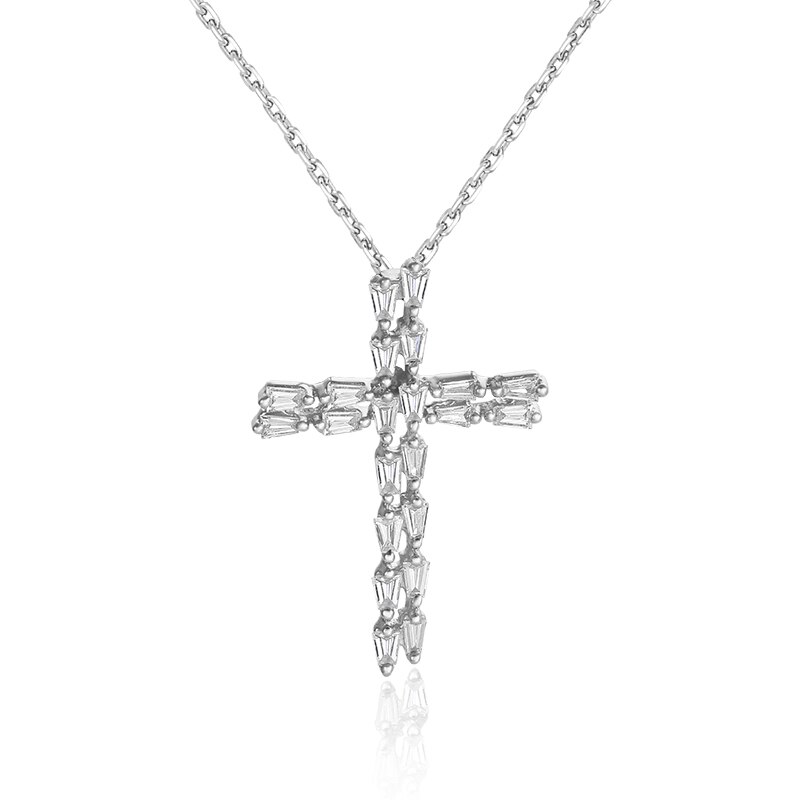 Pandantiv Cruce Blanco's Aur 18k Diamante PP-10230-W