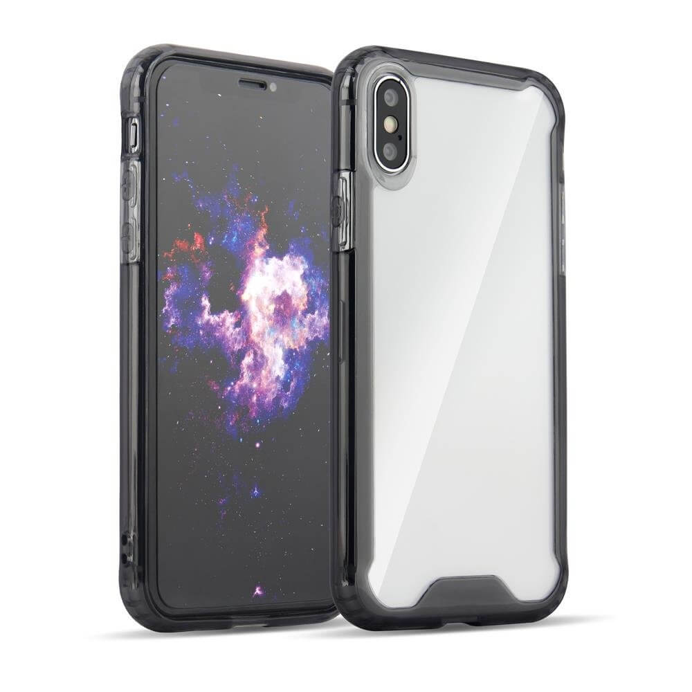 Husa Huawei Y7 Prime 2019, Y7 2019, Clear Armor Bumper, Negru