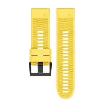 Curea ceas Smartwatch pentru Garmin Fenix 5, 22 mm Silicon iMK Ultra Quality Yellow Curea ceas Smartwatch pentru Garmin Fenix 5, 22 mm Silicon iMK Ultra Quality Yellow
