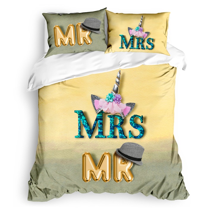 Kétszemélyes ágynemű garnitúra Cary Club Cotton, 100% renforcé pamut