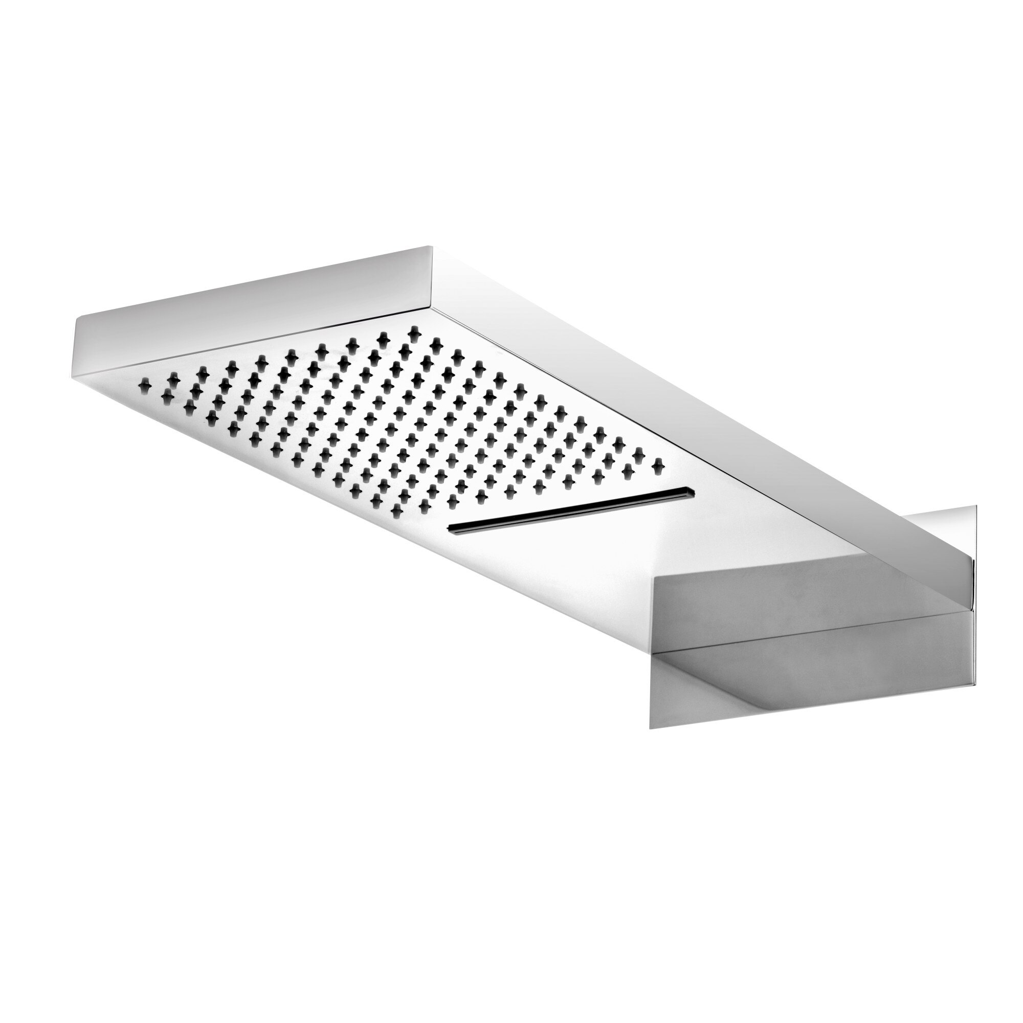 Cap de dus, Deante, cu doua functii, Alama sanitara, Crom