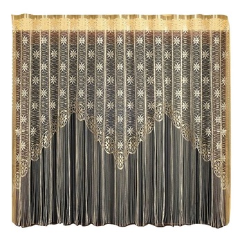 Perdea dantela Greta 300 x 160 cm 100% Poliester, Auriu Bej Perdea dantela Greta 300 x 160 cm 100% Poliester, Auriu Bej