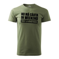 Tricou personalizat barbati, Vanatoare, Greenfish, Kaki, M