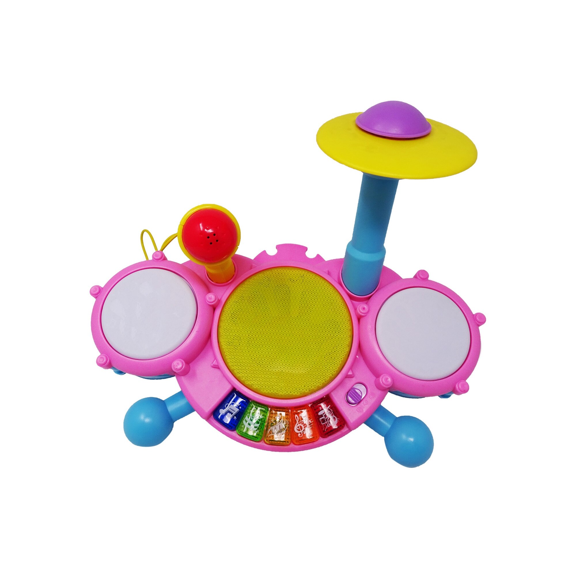 Jucarie Toba, Microfon si Pian pentru Copii, Multicolor