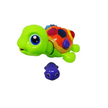 Jucarie Mama si Puiul Testoasa cu Muzica si Lumini Jucarie Mama si Puiul Testoasa cu Muzica si Lumini