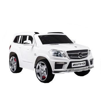 Masinuta Electrica XXL cu acumulator pentru copii NOVOKIDS™ Meredes GL 63 AMG , Roti din Cauciuc EVA, Melodii si USB , 3-8 ani , usi cu deschidere , Baterie12V, 2 Viteze, lungime 130 cm, 2 motoare , Alb Masinuta Electrica XXL cu acumulator pentru copii NOVOKIDS™ Meredes GL 63 AMG , Roti din Cauciuc EVA, Melodii si USB , 3-8 ani , usi cu deschidere , Baterie12V, 2 Viteze, lungime 130 cm, 2 motoare , Alb