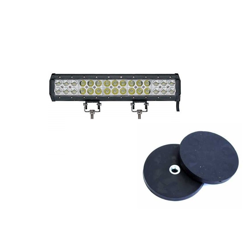 Pachet Led Bar 90w, 9000 LM, 12-24V si Prinderi magnetice incluse