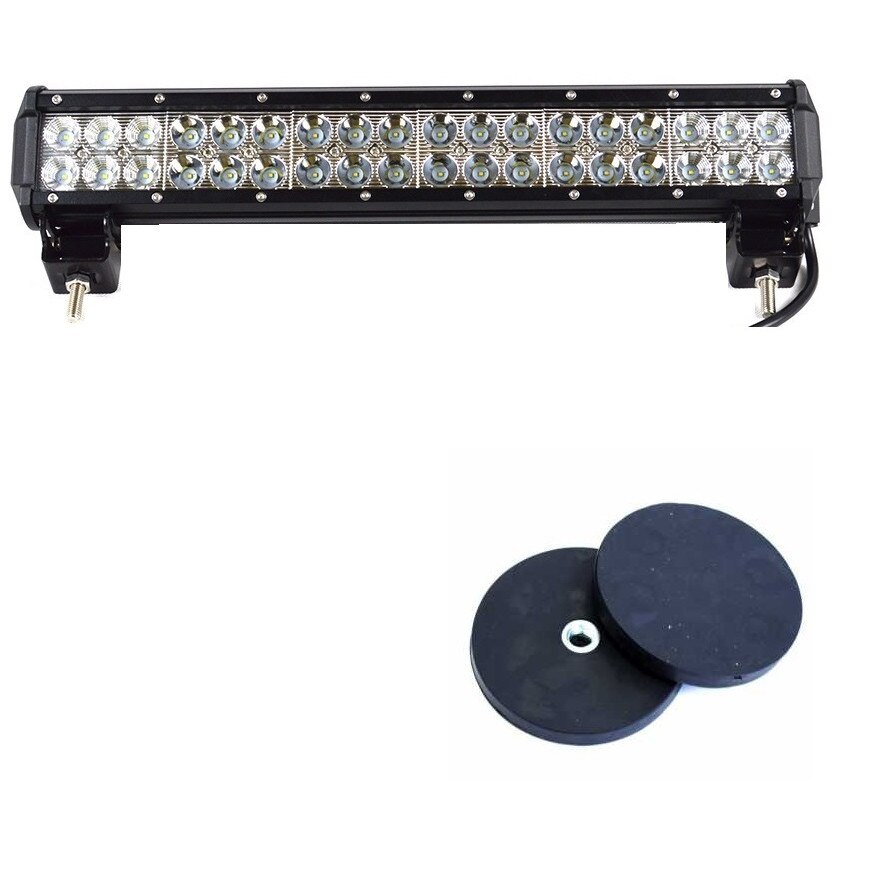 Pachet Led Bar 108w, 18000 LM, 12-24V si Prinderi magnetice