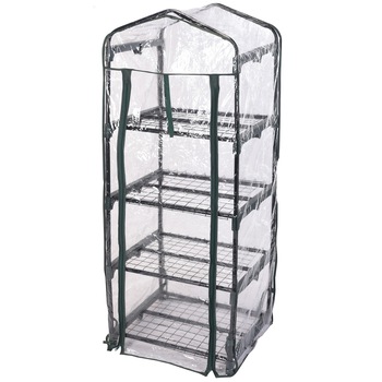 Minisera pentru rasaduri Progarden, 50x45x130 cm, 4 rafturi Minisera pentru rasaduri Progarden, 50x45x130 cm, 4 rafturi