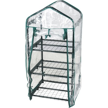 Minisera pentru rasaduri Progarden, 50x45xh105 cm, 3 rafturi Minisera pentru rasaduri Progarden, 50x45xh105 cm, 3 rafturi