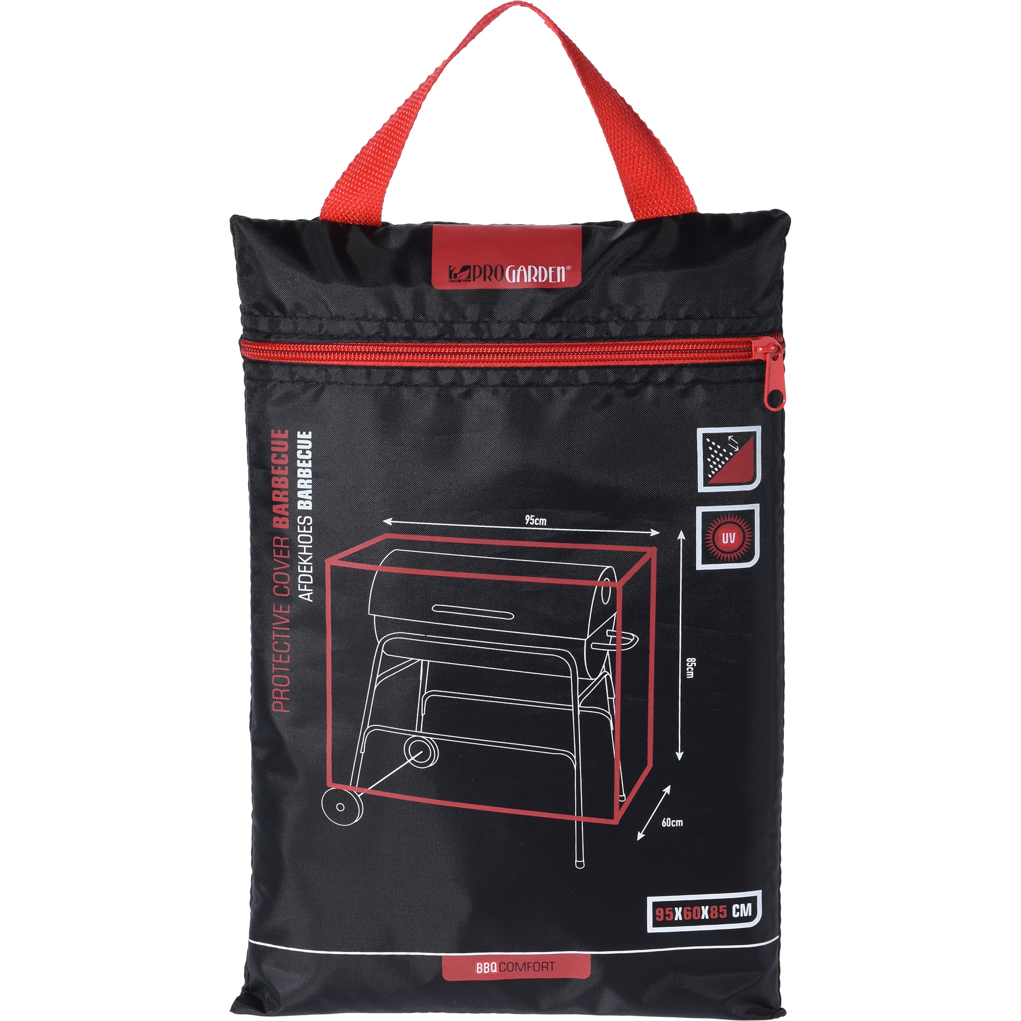 Husa de protectie Progarden, pentru gratar cilindric, 95x60x85cm, negru