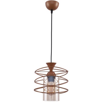 Lustra Fiber, 1 bec, Begusa, E 27, 60 W, somon Lustra Fiber, 1 bec, Begusa, E 27, 60 W, somon