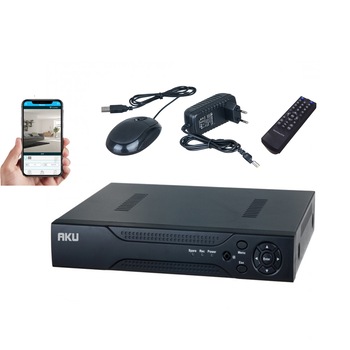 DVR AKU 8 canale CLEAR FULL HD 2 MP 1080N, audio video H264 iesire internet cu vizualizare pe telefon mobil tableta si desktop AK2808 DVR AKU 8 canale CLEAR FULL HD 2 MP 1080N, audio video H264 iesire internet cu vizualizare pe telefon mobil tableta si desktop AK2808