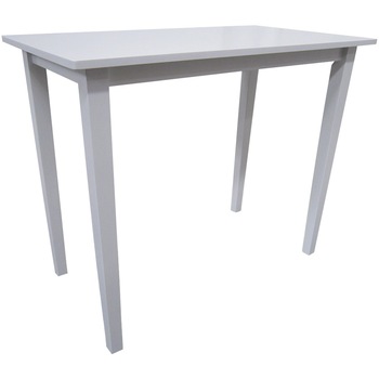 Masa de bucatarie, vidaXL, Lemn de cauciuc, 110 x 60 x 90,8 cm, Alb Masa de bucatarie, vidaXL, Lemn de cauciuc, 110 x 60 x 90,8 cm, Alb